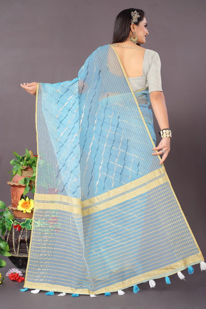 Sethnic Kribha Organza Designer Saree Catalog
